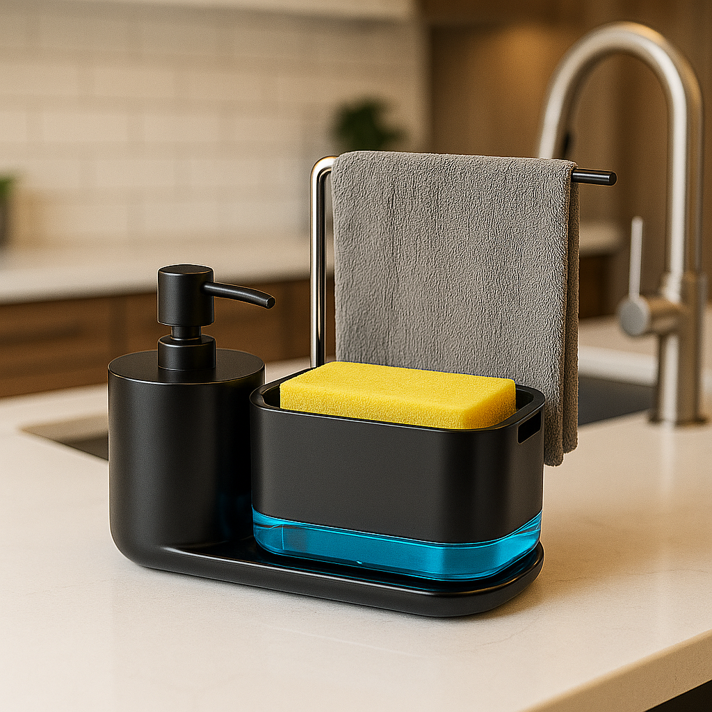 5 in 1 Quick Fill Kitchen Soap Dispenser