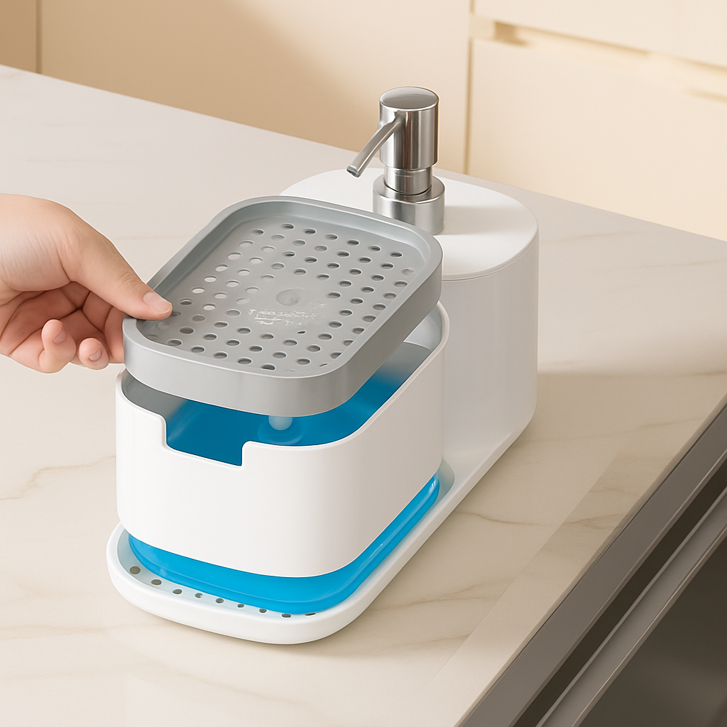 5 in 1 Quick Fill Kitchen Soap Dispenser