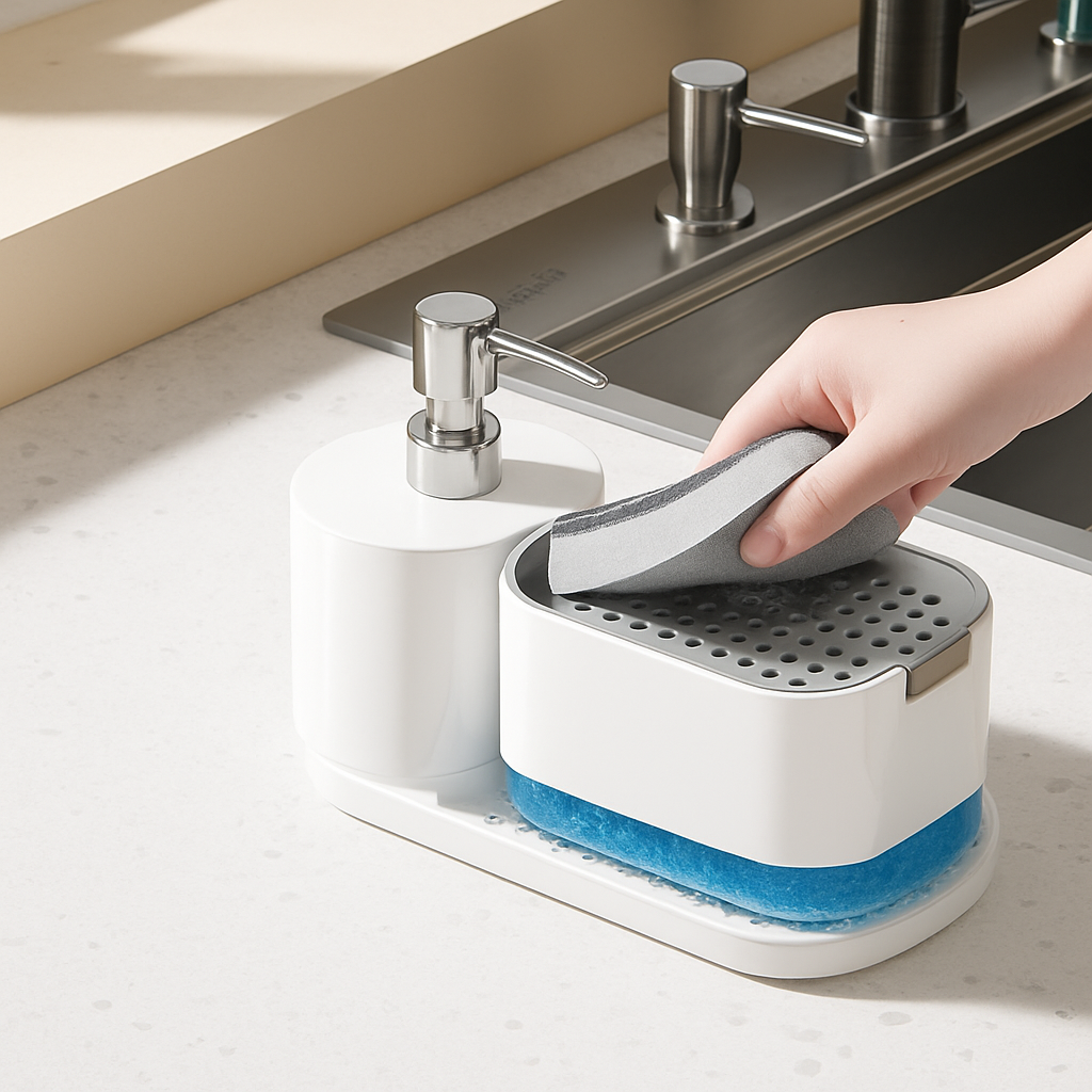 5 in 1 Quick Fill Kitchen Soap Dispenser